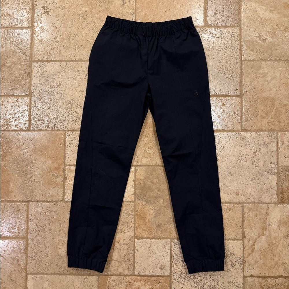 Louis Vuitton LV Logo Sample Shell Nylon Black Jogger Pants